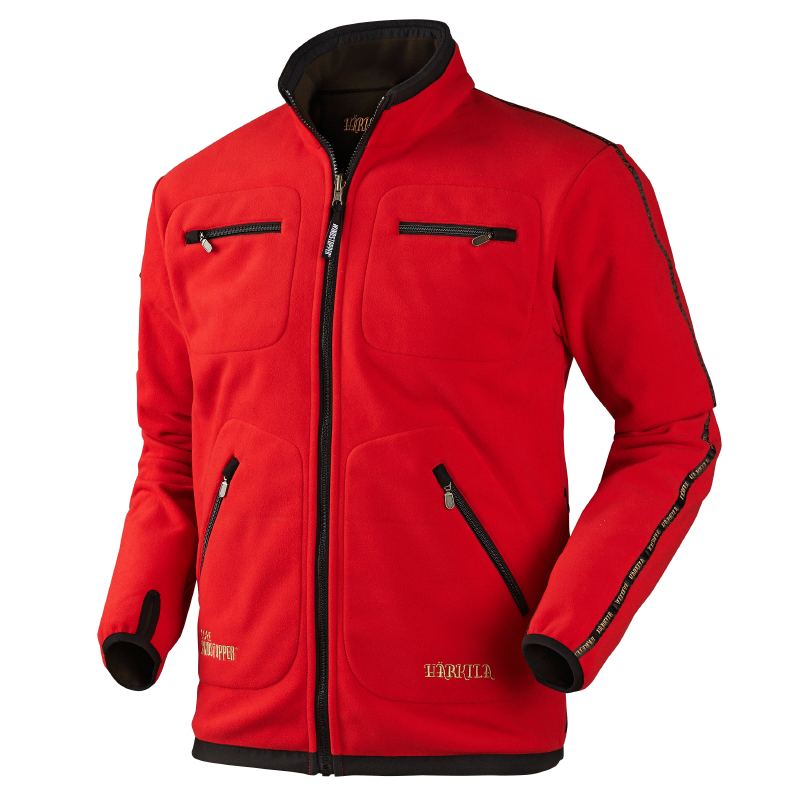 Härkila Kamko Fleece jacket Brown/ Red - Winter Hunting Clothing