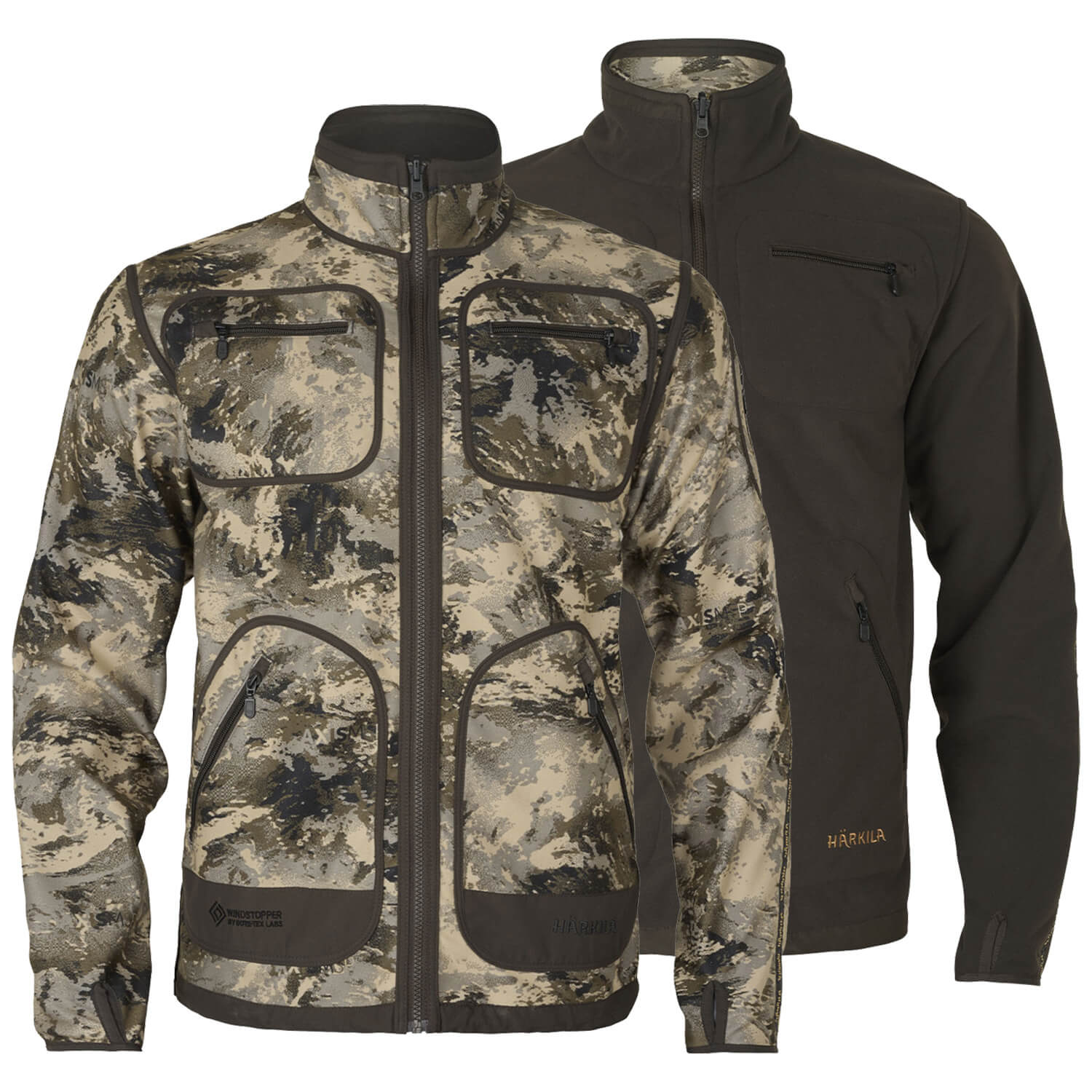 Härkila reversible jacket Kamko Mountain WSP (Braun/AXIS MSP)