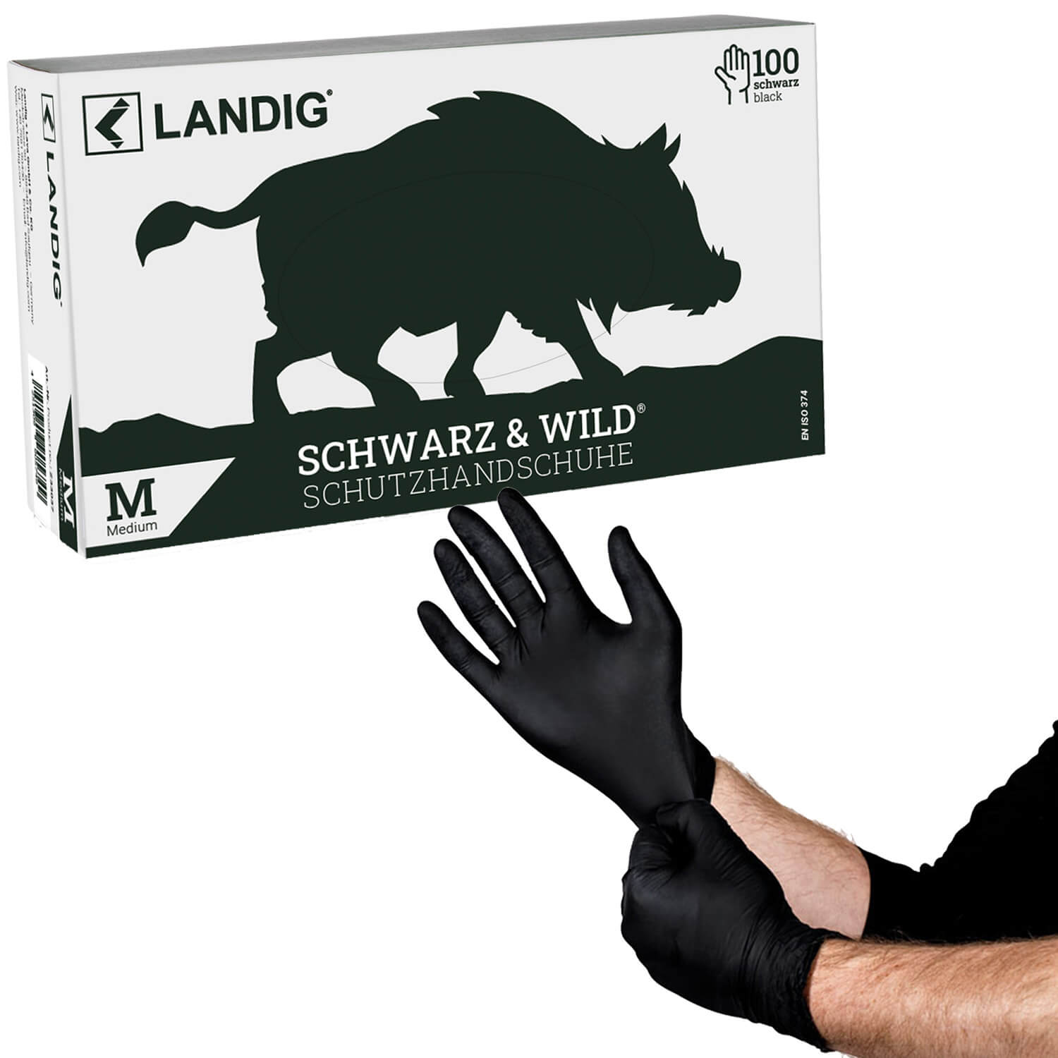  Landig Black &amp; Wild protective gloves - Hunting Equipment