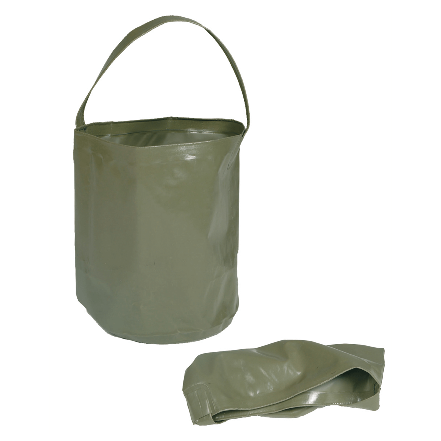 Mil-Tec foldable bucket 10l (oliv) - Outdoor Kitchen