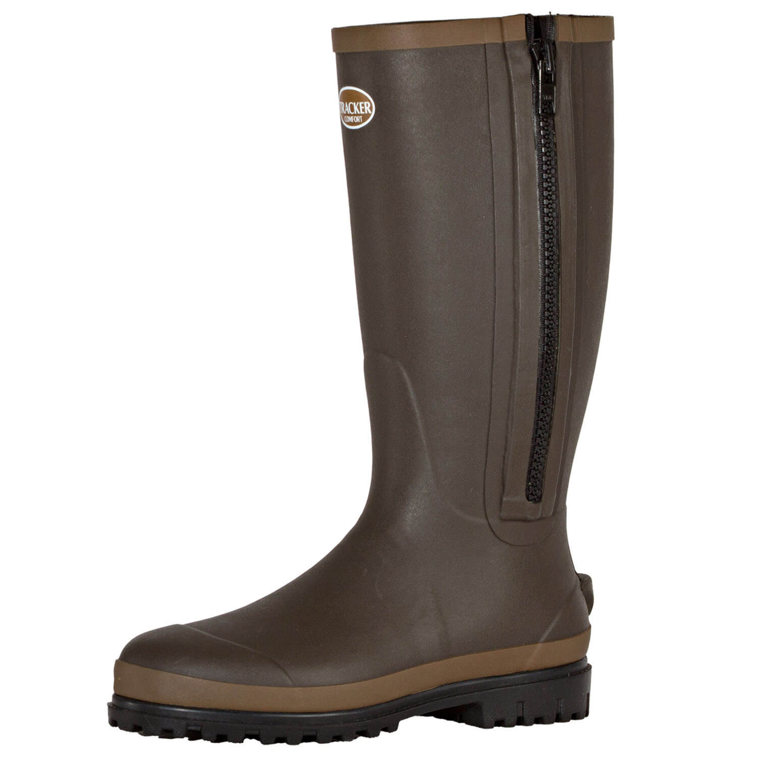 Tracker Rubber Boots Comfort Jersey (brown) - Rubber Boots