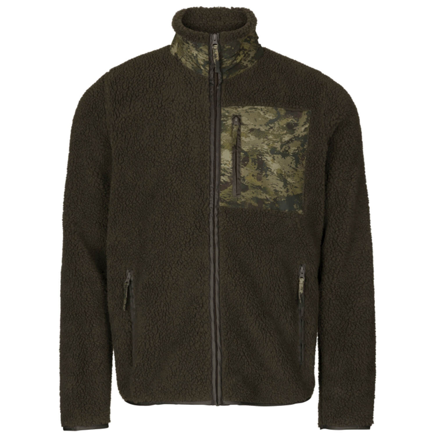  Seeland fleece jacket Zephyr (Grizzly Brown/InVis Green)