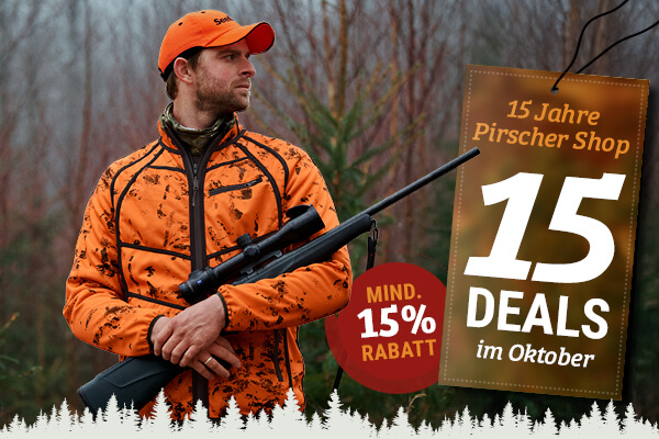 Starke Okotber-Deals zum Jubiläum 15 Jahre Pirscher Shop