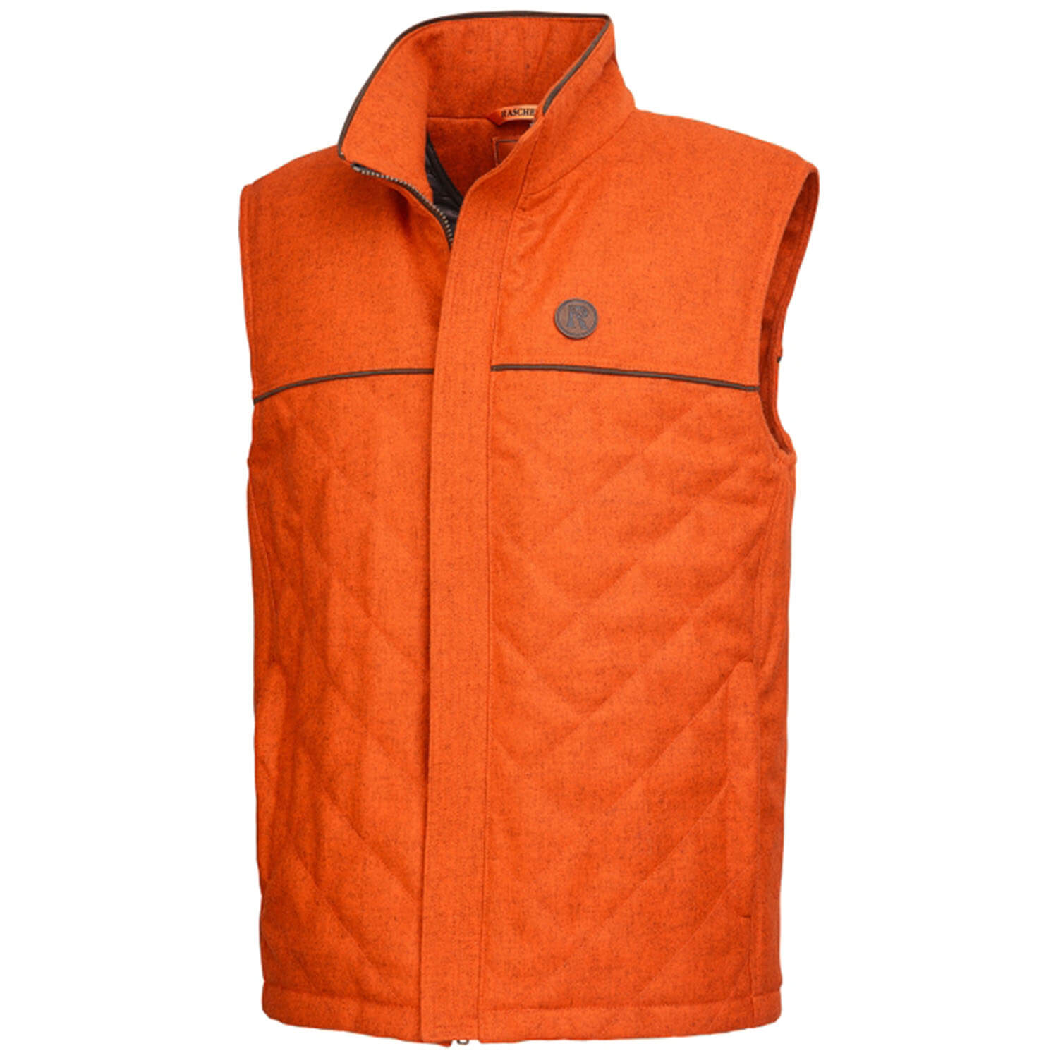 Rascher quilted waistcoat orange - Vests & Waistcoats