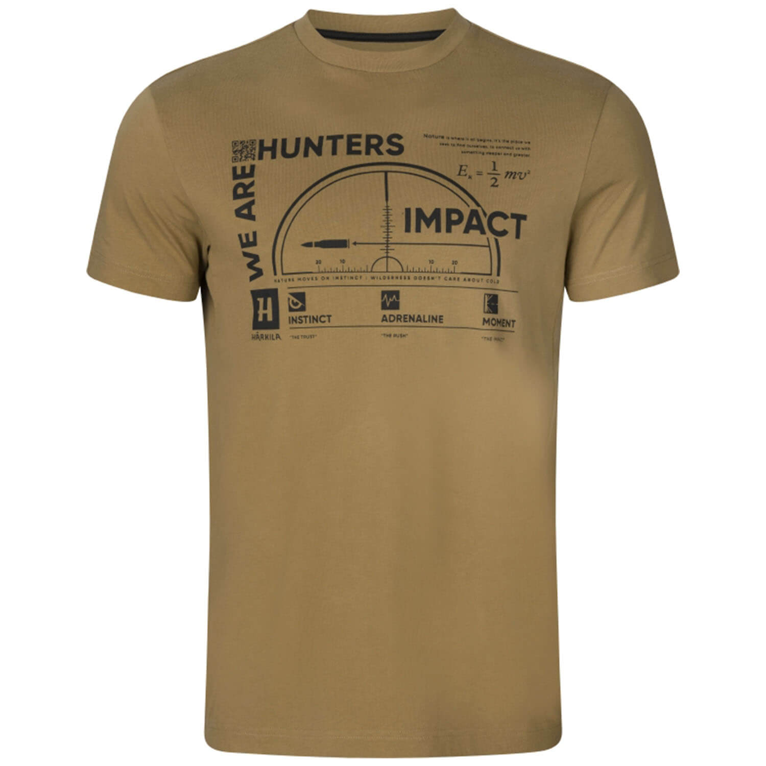 Härkila T-Shirt Impact (golden brown) - T-Shirts