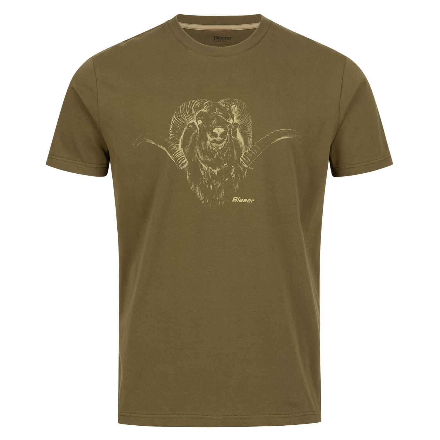 Blaser t-shirt Maurice (olive) - T-Shirts