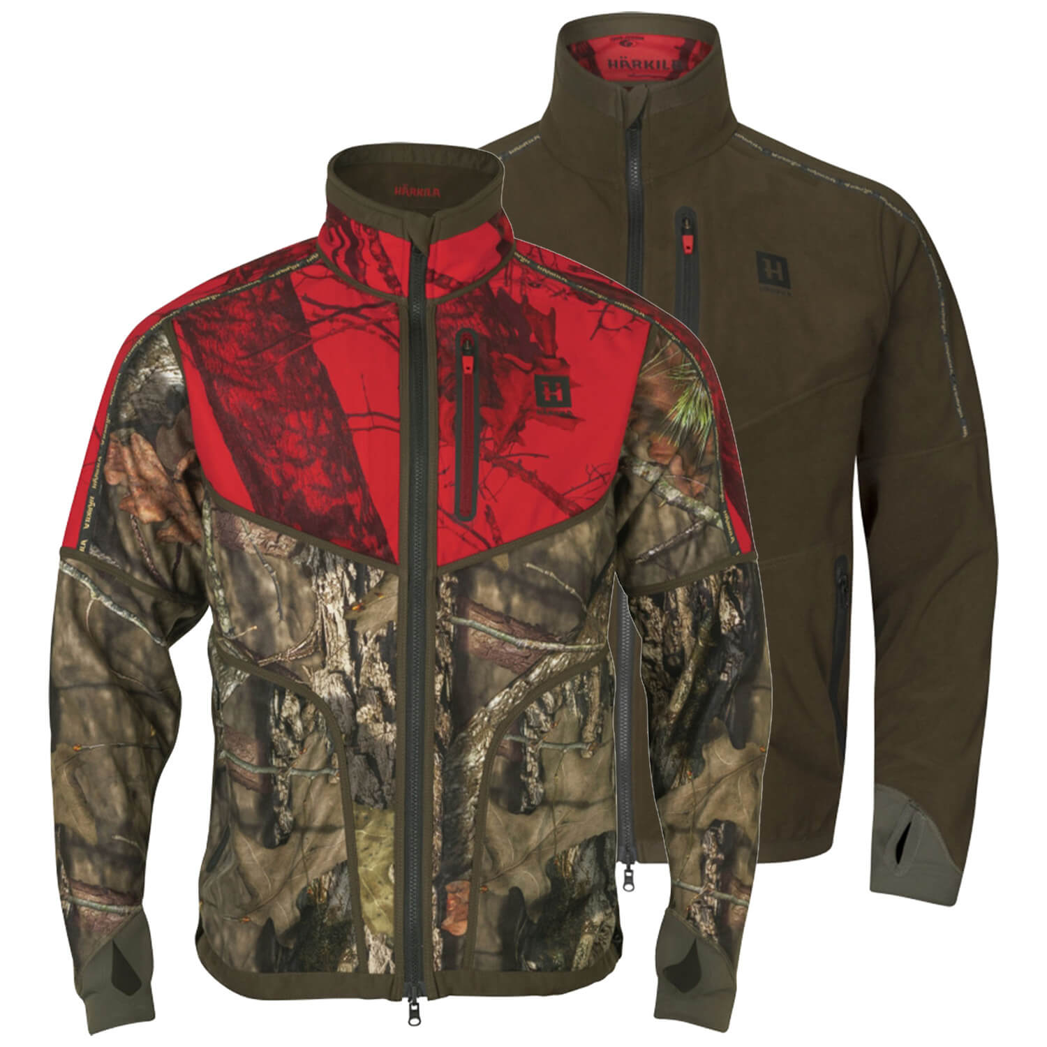 Härkila Reversible Jacket Kamko WSP (green/MossyOak) - Hunting Jackets