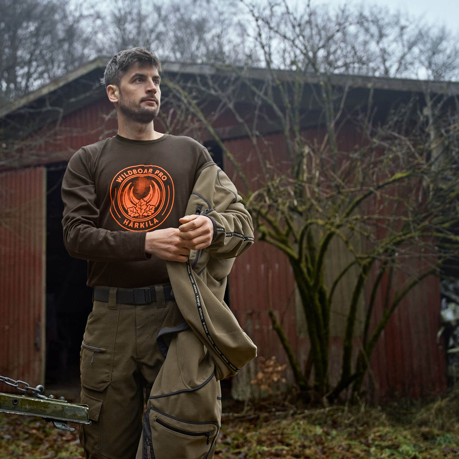  Härkila Game long-sleeved shirt (Shadow Brown Wildboar)