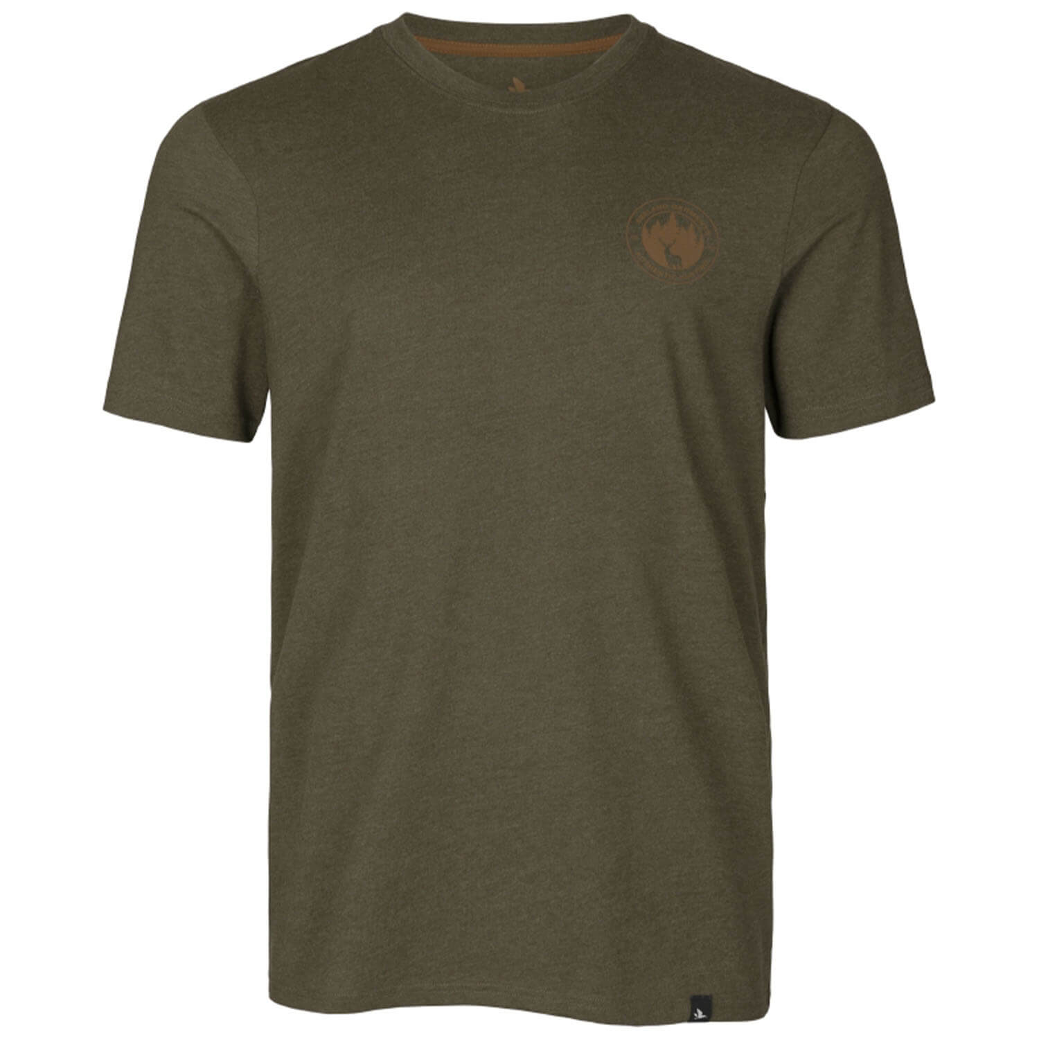 Seeland T-shirt Saker (pine green melange) -  Roe Buck Hunting