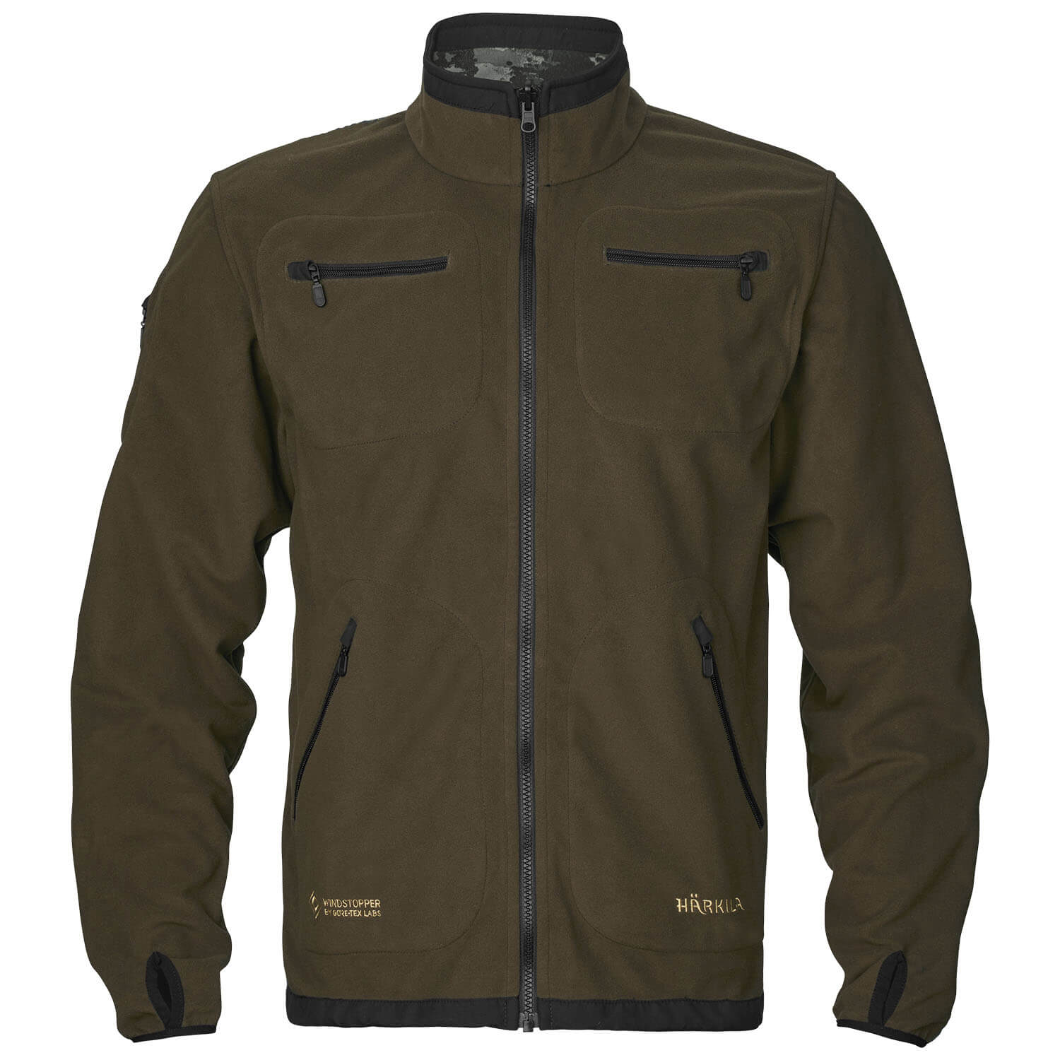  Härkila reversible jacket Kamko Noctyx WSP (Green/AXIS MSP Black)