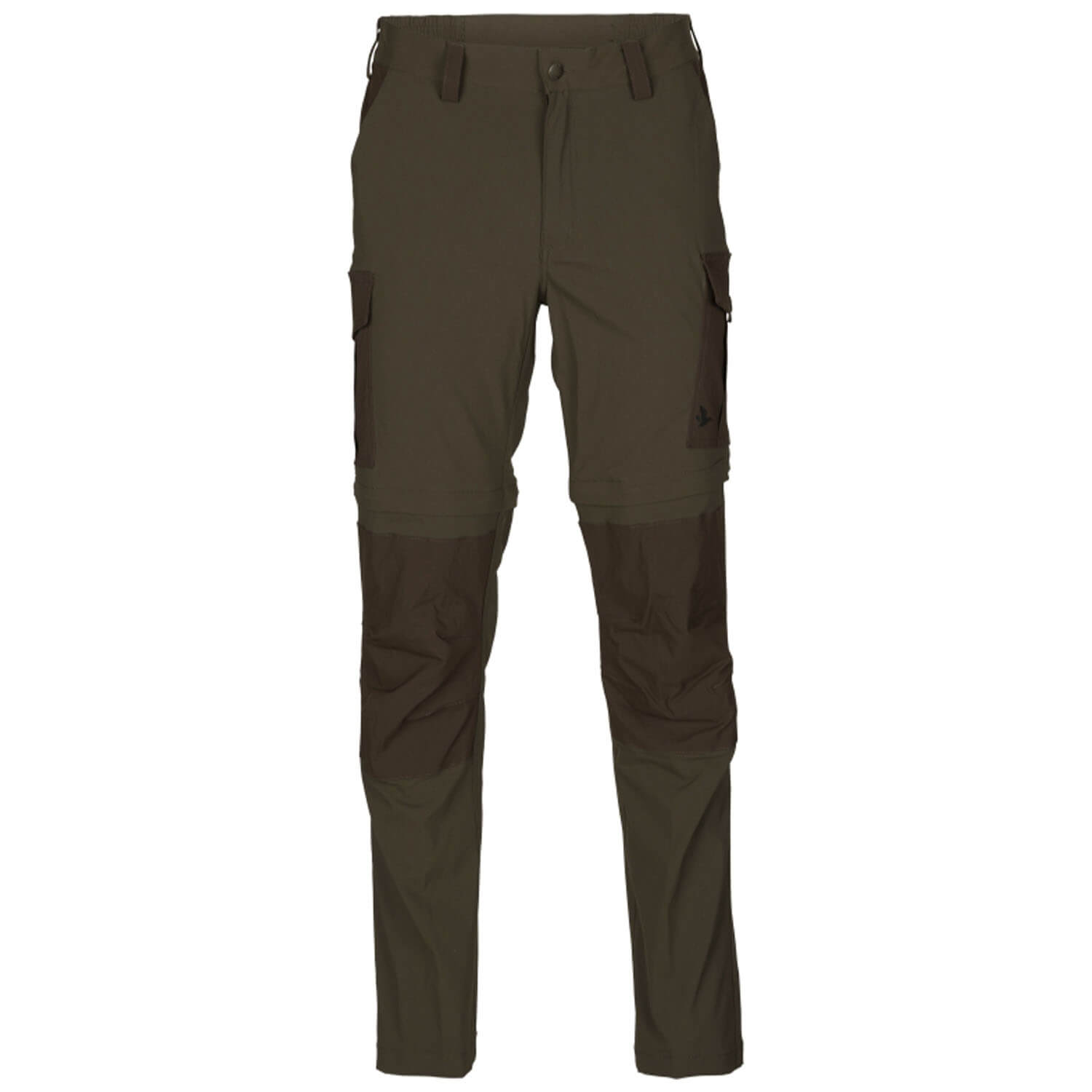 Seeland Zip-Off Trousers Birch (pine green/demitasse brown) - Hunting Trousers
