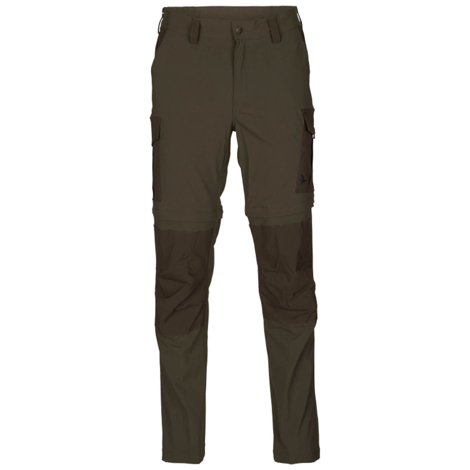 Seeland Zip-Off Trousers Birch (pine green/demitasse brown) - Men's Hunting Clothing