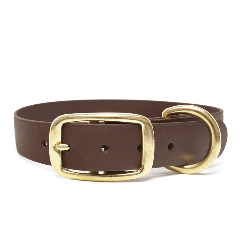 Mystique BioThane Collar (brown) - Leashes & Collars