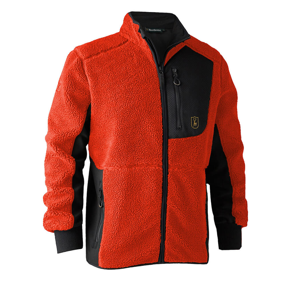 Deerhunter Fibre Pile Jacket Rogaland (orange) - Hunting Jackets