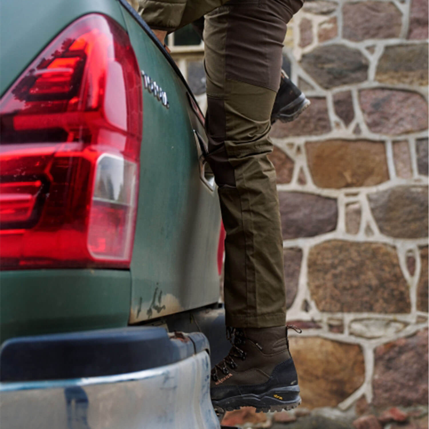 Härkila fjell Trousers (Willow Green/Shadow Brown)
