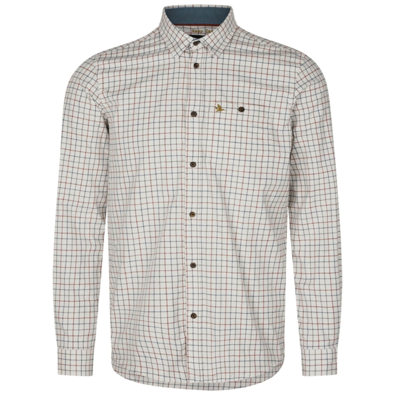 Seeland shirt oxford (Grape Leaf/Terracotta Check)