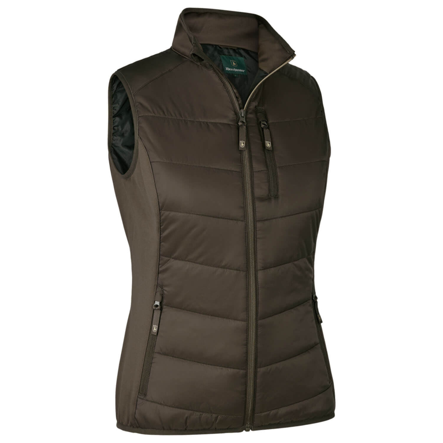 Deerhunter Womens Vest Heat padded (Wood) - Vests & Waistcoats