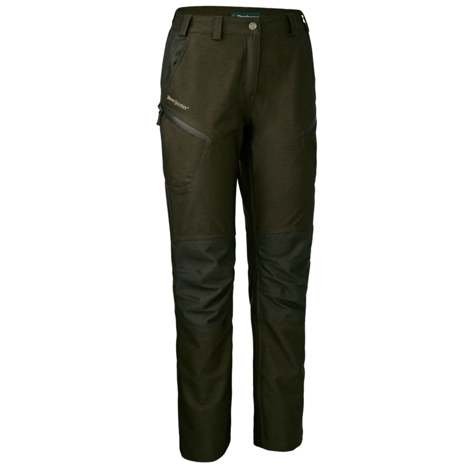 Deerhunter Softshellpants Lady Chasse (olive night melange) - Hunting Trousers