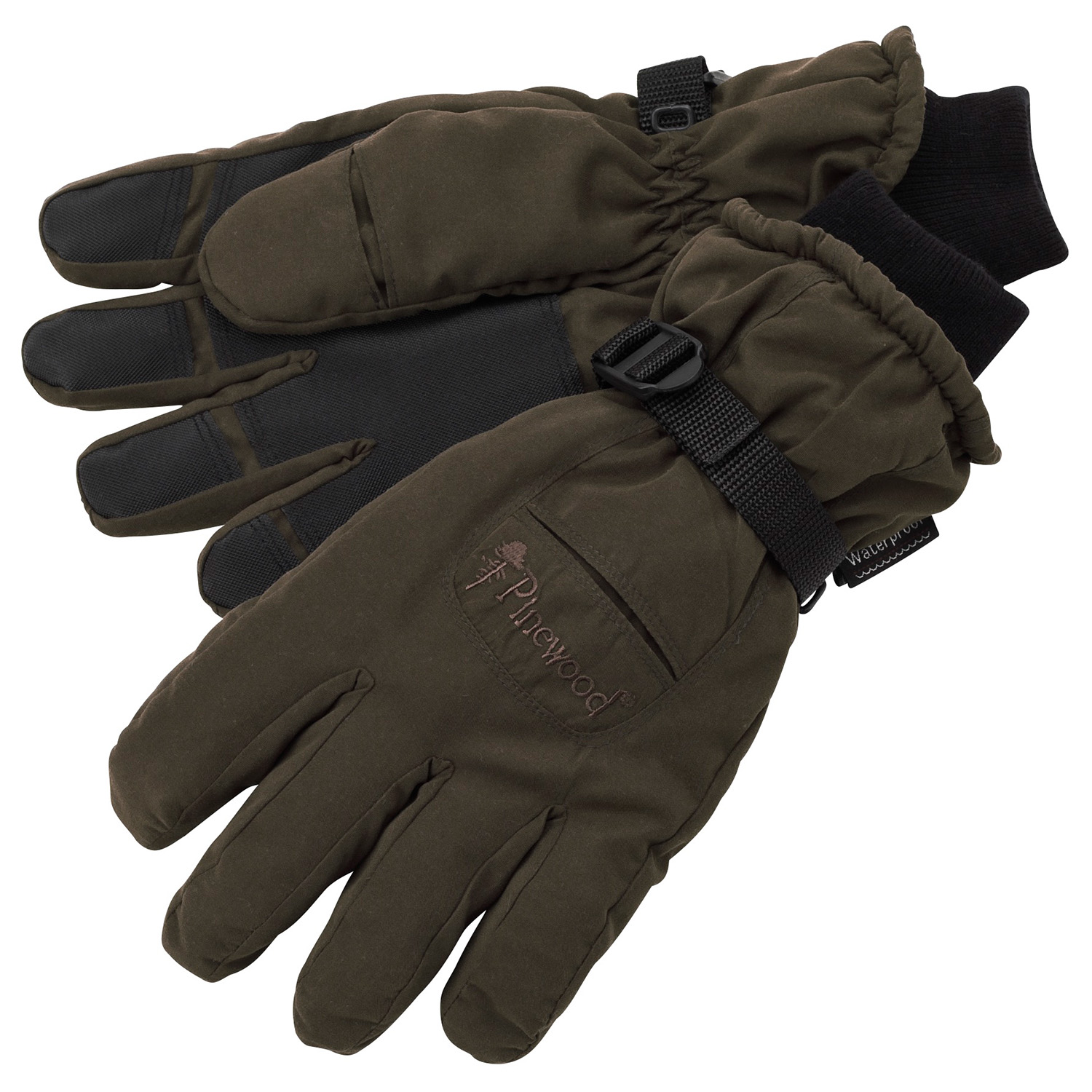 Pinewood Winter Gloves with membrane (Suede Brown)