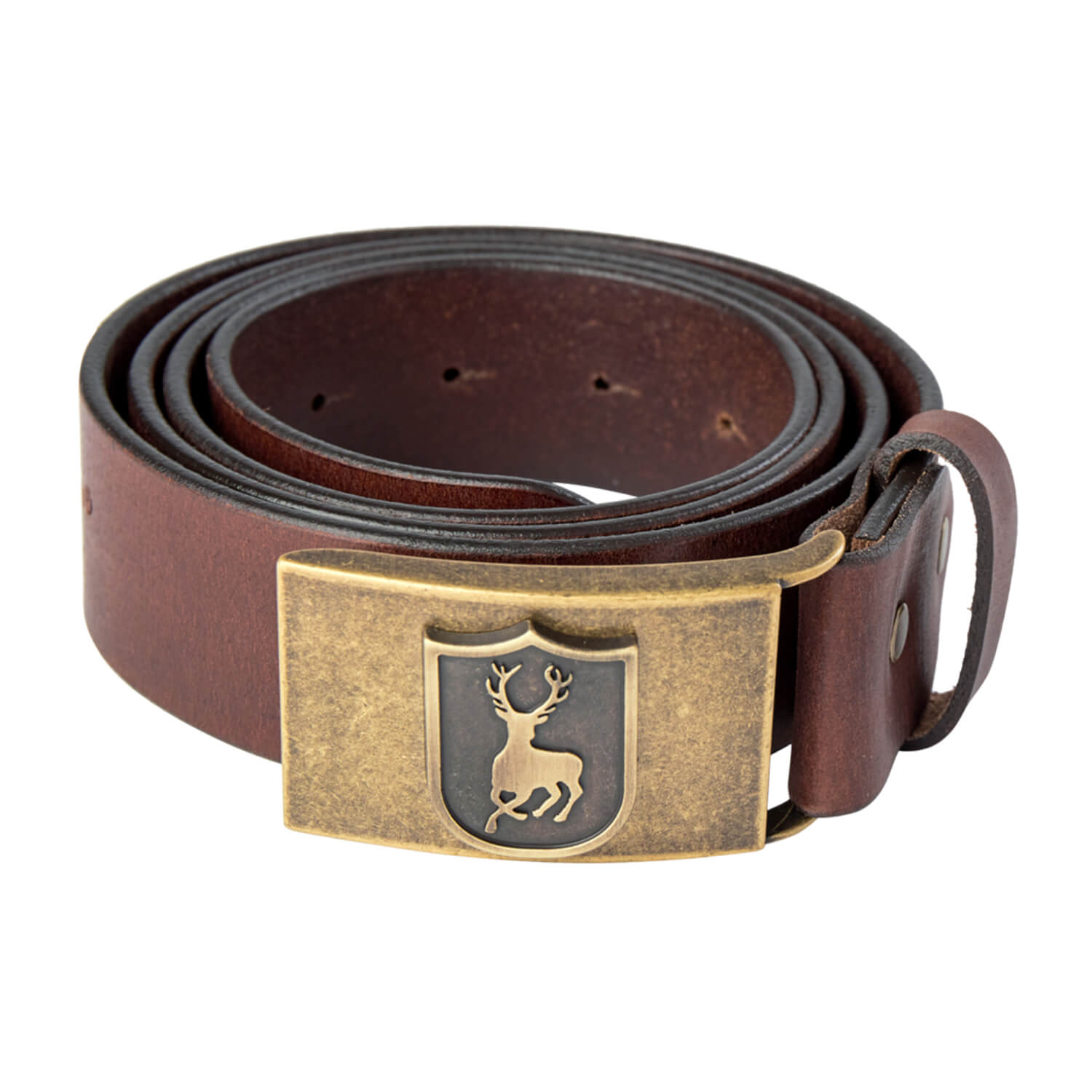 Deerhunter Leather Belt (Cognac brown) - Belts & Suspenders