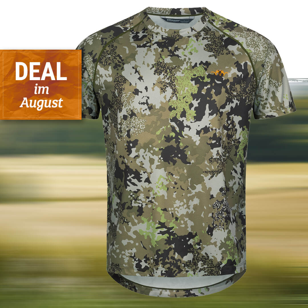 Blaser HunTec t-shirt tech 23 (camo) - Camouflage Clothing