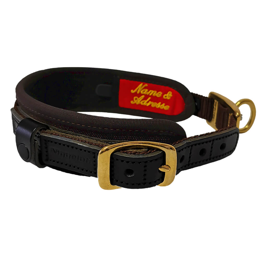 Niggeloh Collar DeLuxe (brown) - Leashes & Collars