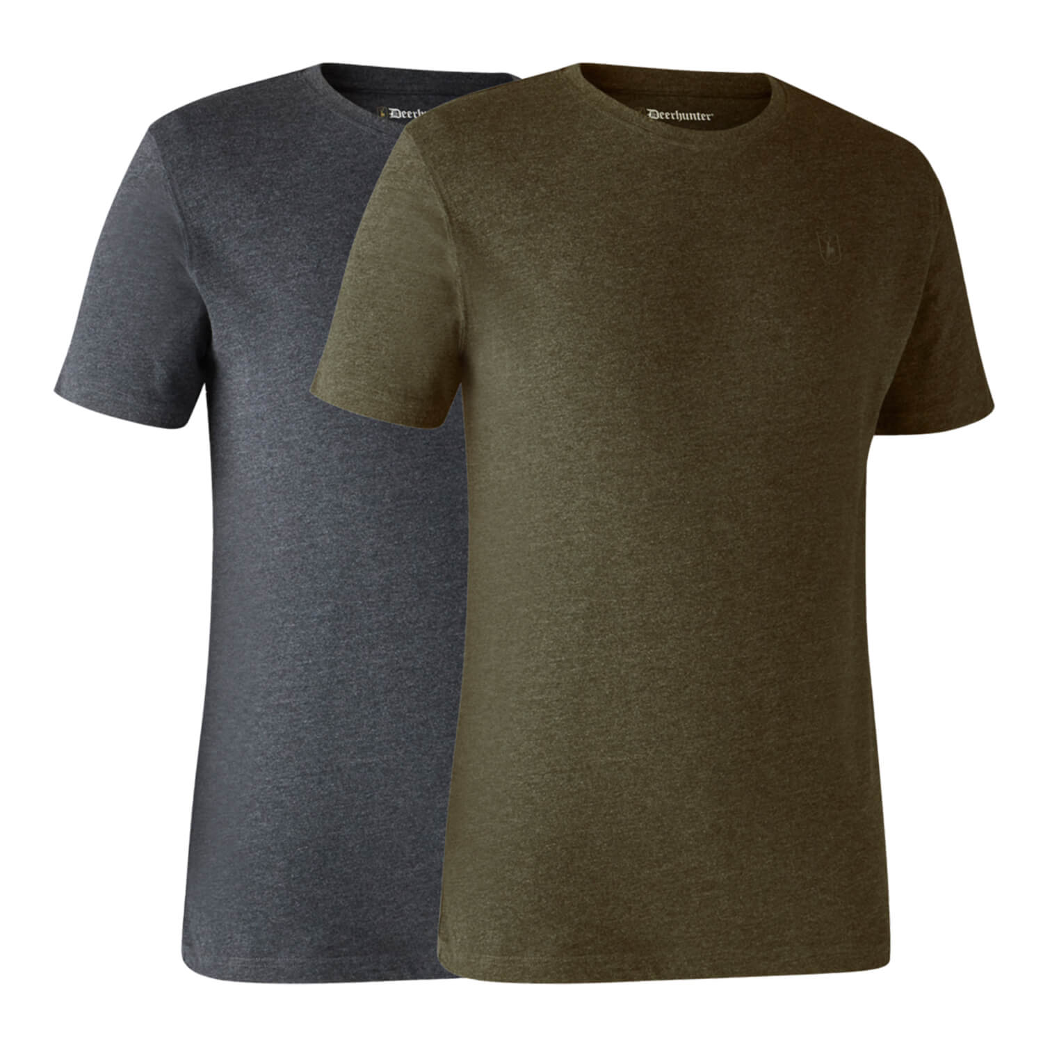 Deerhunter T-shirt Basic 2er-pack (Green/Grey)