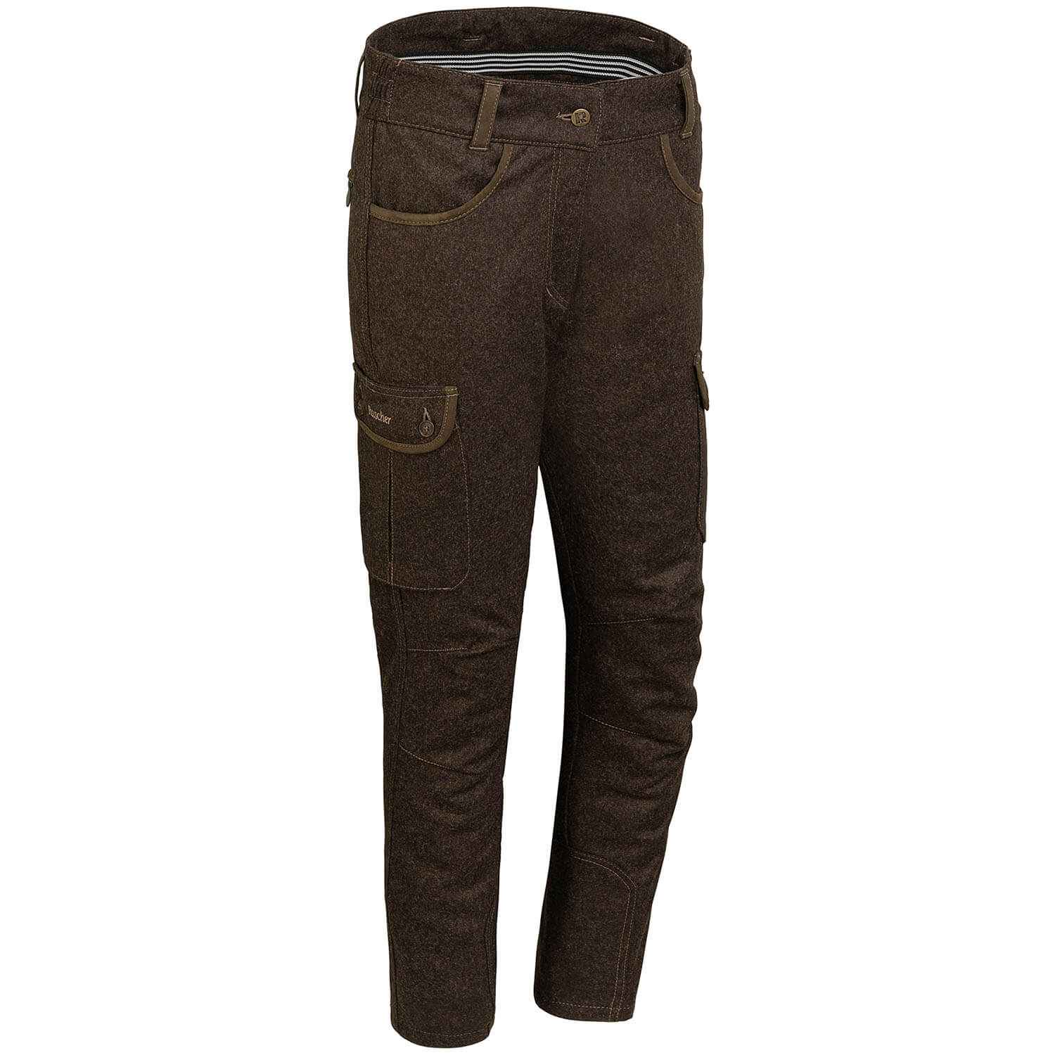 Rascher ladies' wool pants Prestige (brown) - Women's Hunting Clothing 