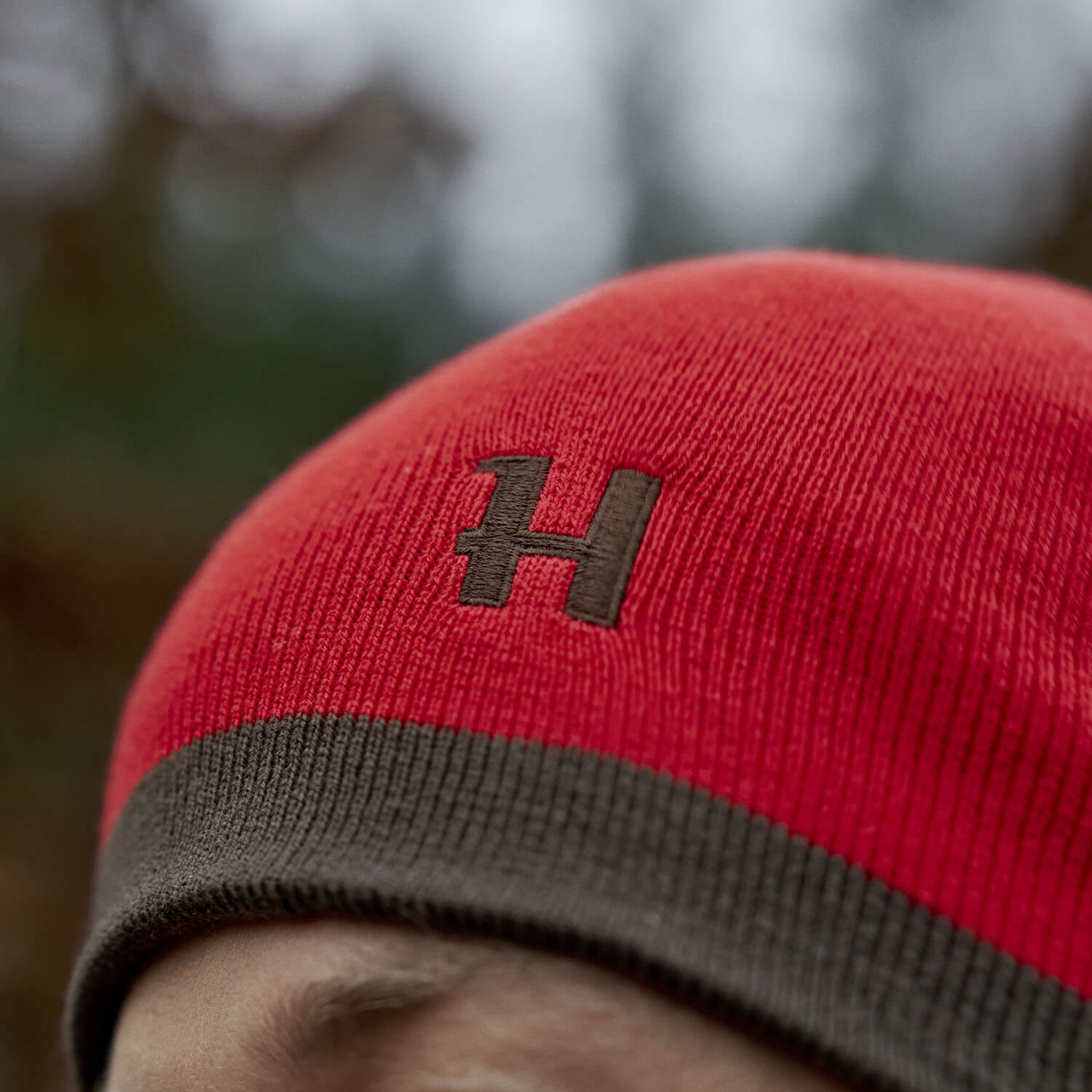 Härkila Reversible Beanie Aspire brown red