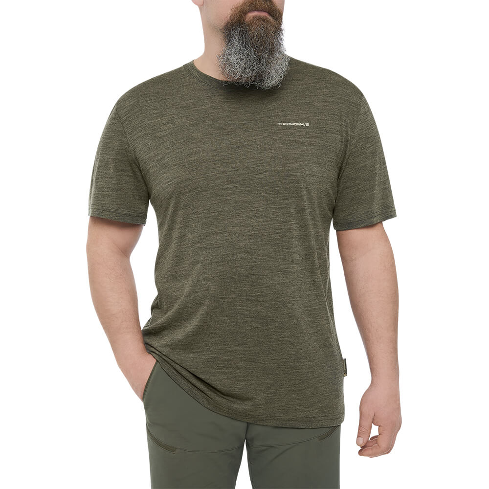 Thermowave t-shirt merino life (green)