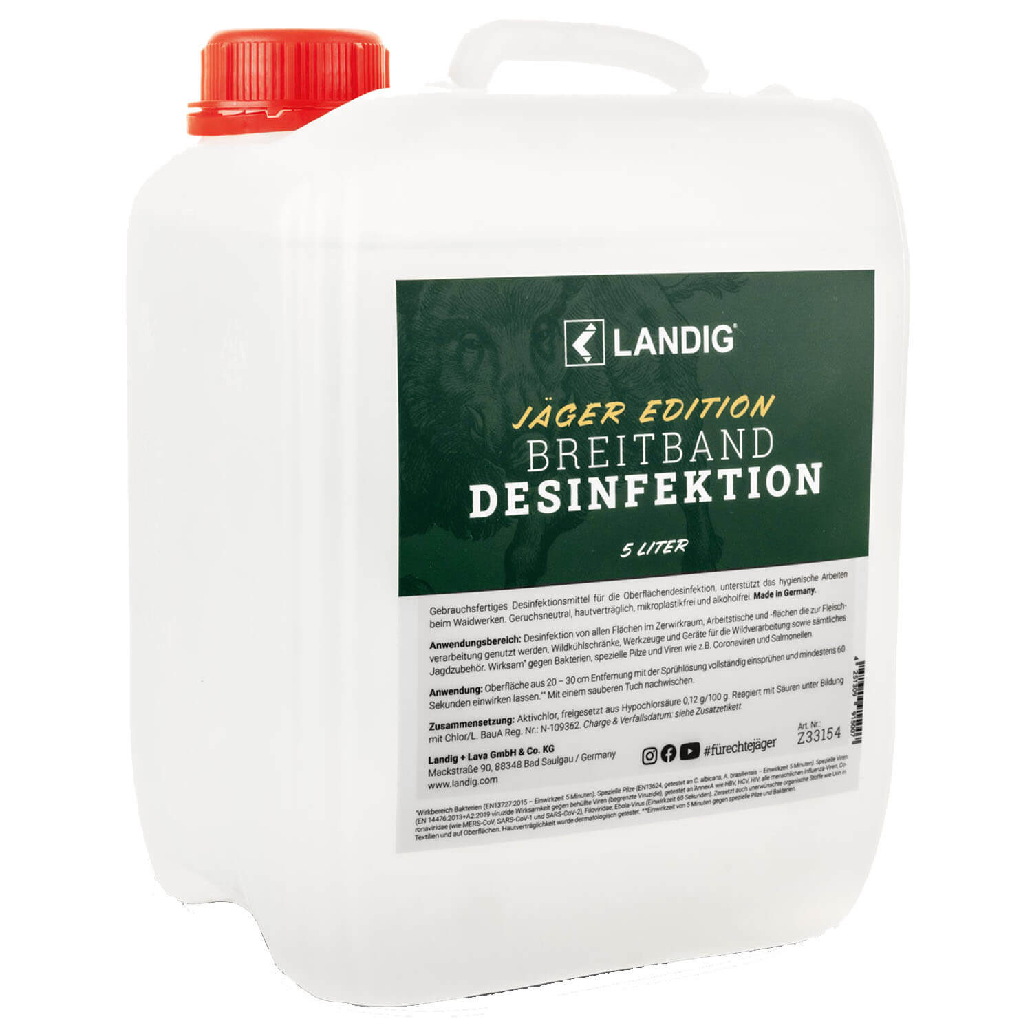  Landig Disinfectant refill canister 5L