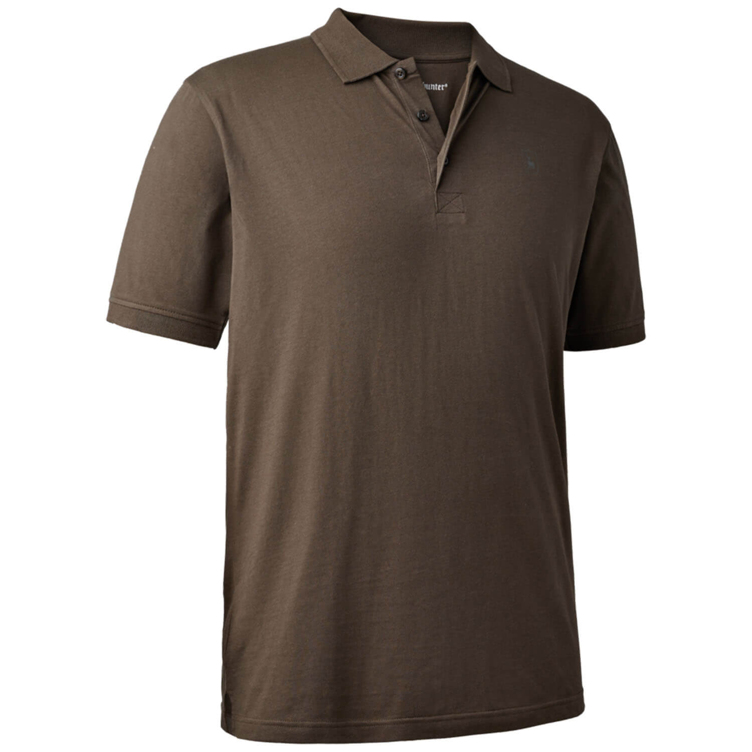 Deerhunter Polo Shirt Christian (brown leaf) - T-Shirts