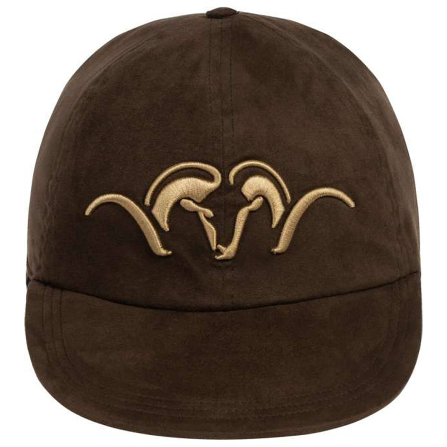 Blaser cap Suede Insulated (brown/blaze orange)