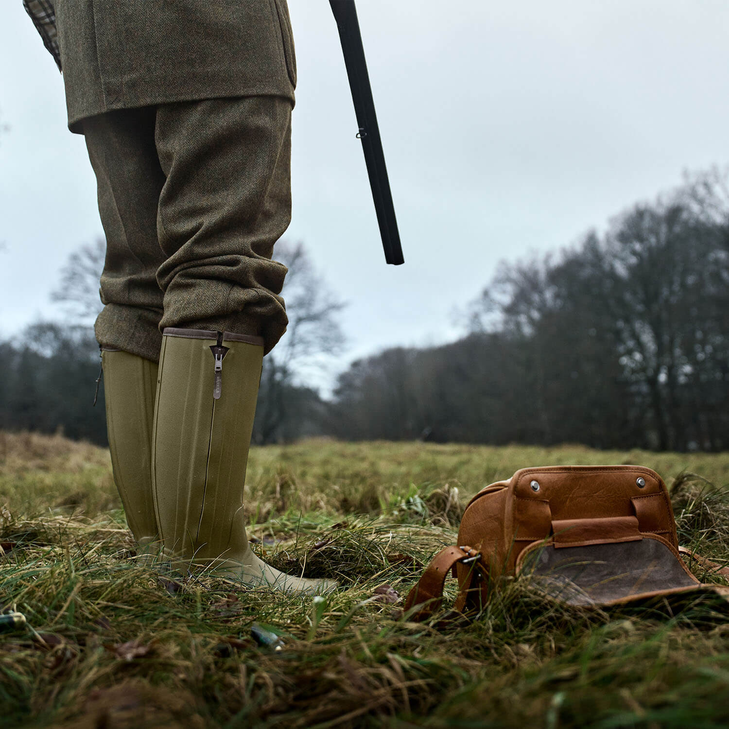 Härkila Rubber Boots Forester Zip (Dark Olive)
