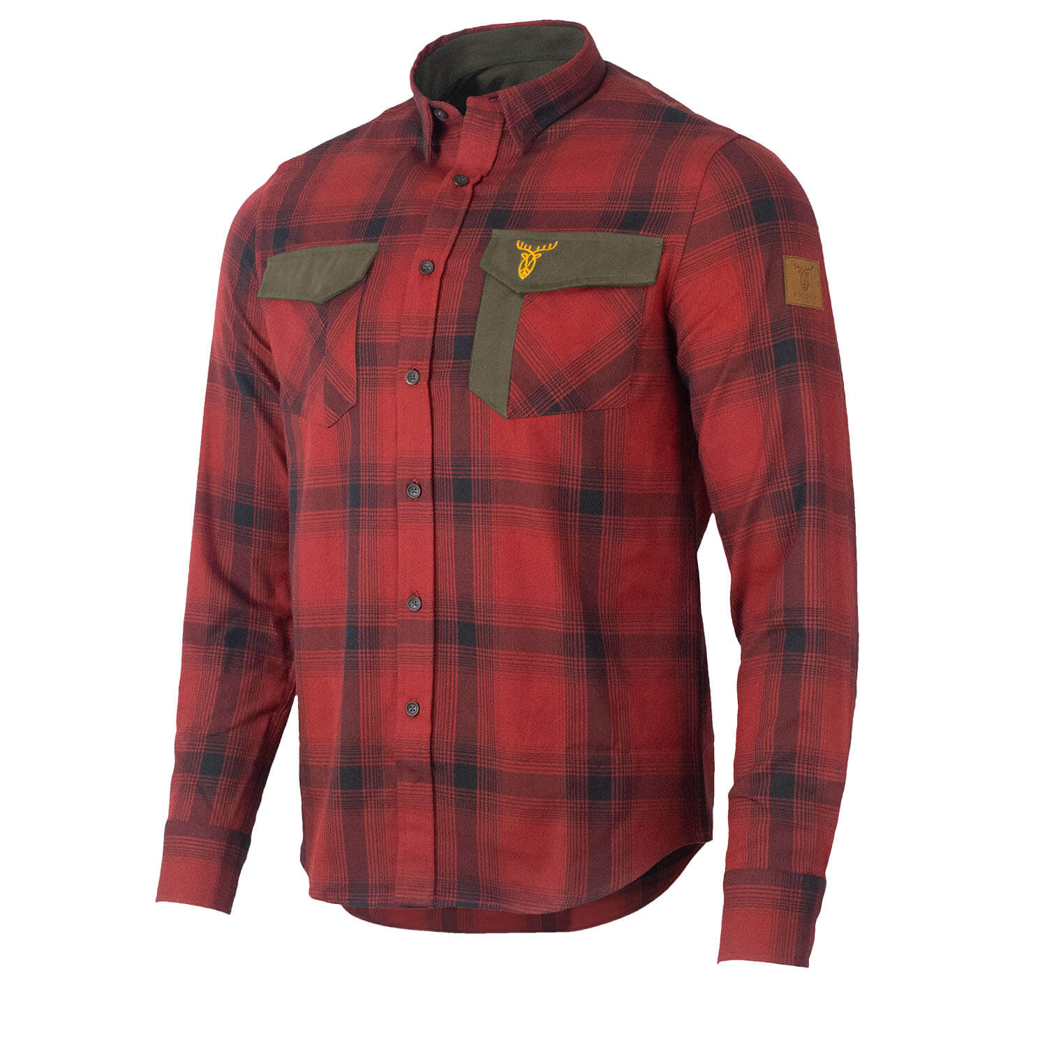 Pirscher Gear Forest Shirt (Fiery Red) - Gifts For Hunters