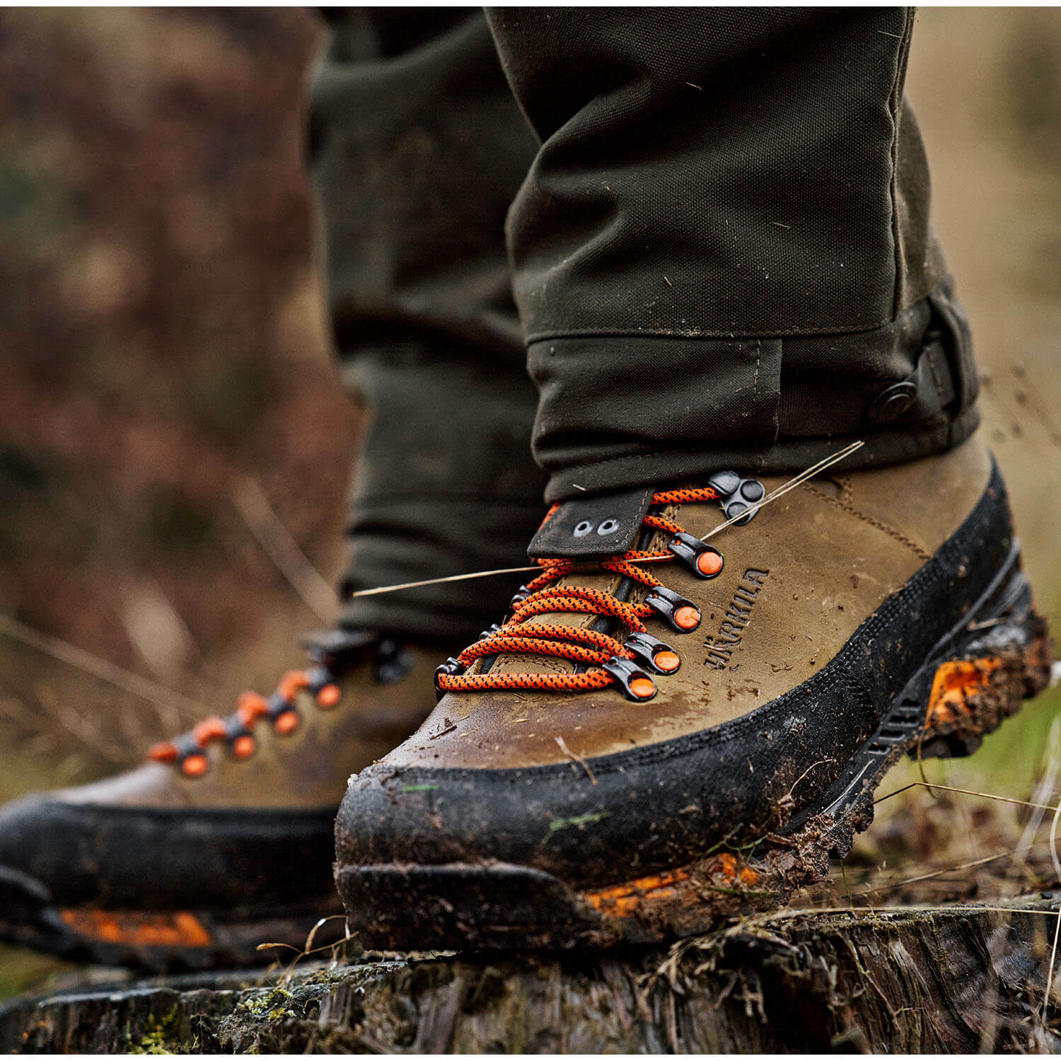  Härkila Hunting boots Saxnäs GTX (Mid Brown/Orange)
