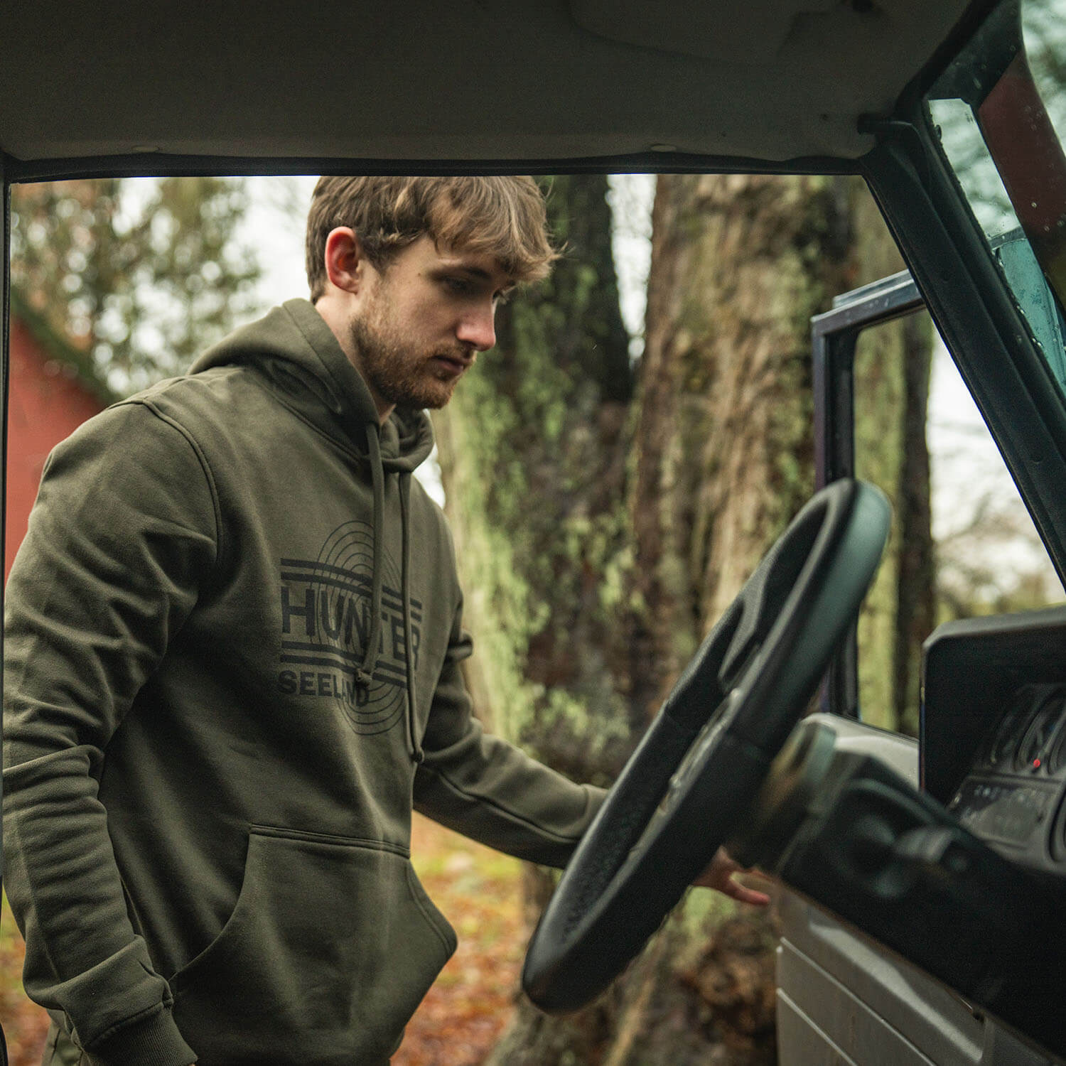  Seeland Hunting hoodie On Point (Pine Green)
