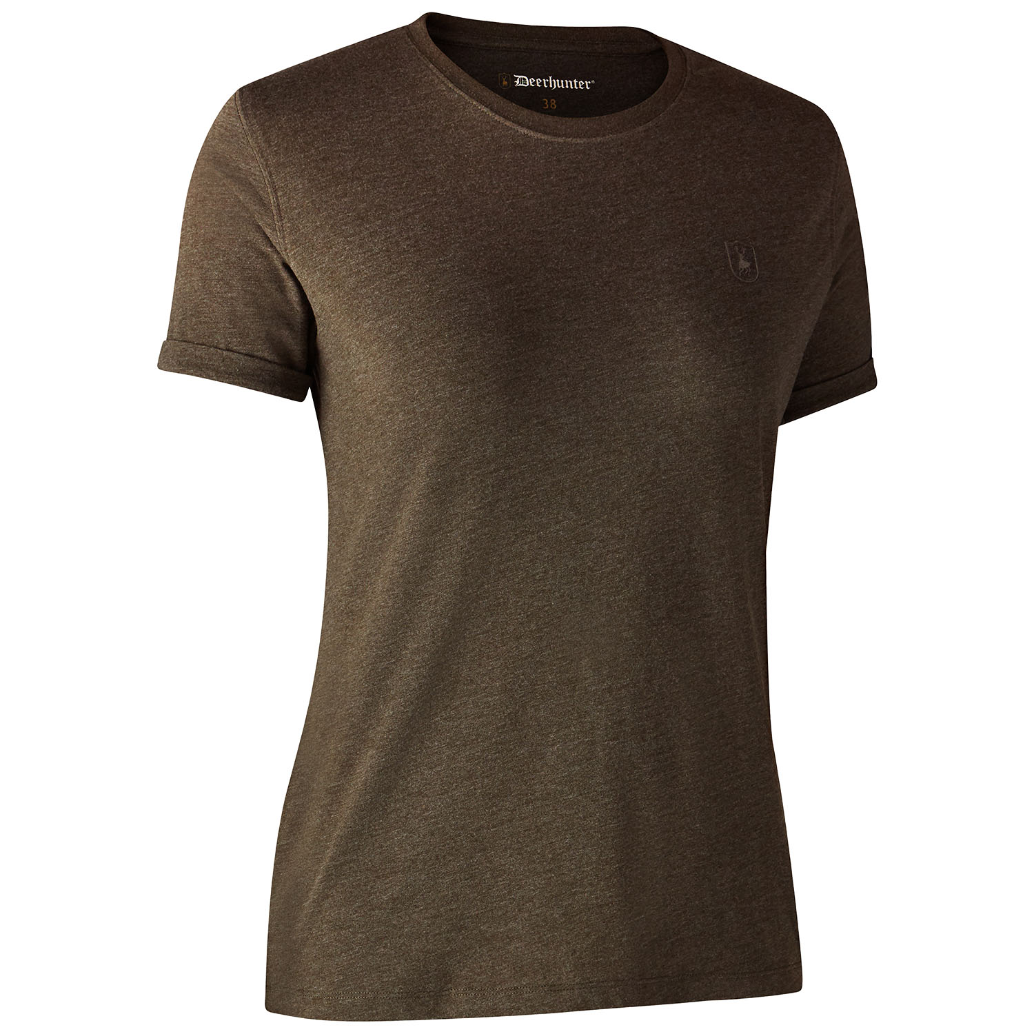 Deerhunter Women T-shirt Basic 2er-pack (Green/Brown)