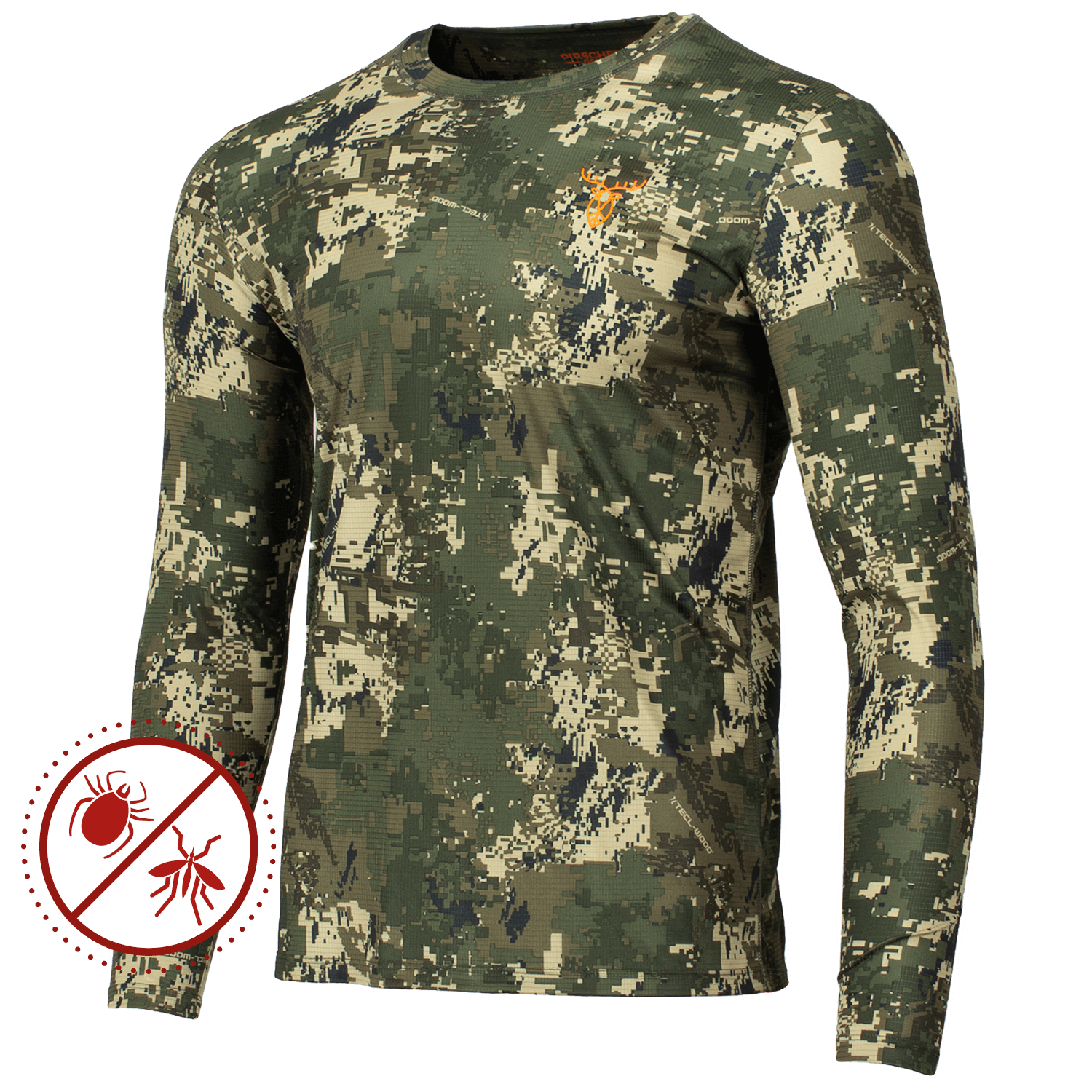 Pirscher Gear Ultralight Tanatex LS Shirt (Optimax) - Summer Hunting Clothing