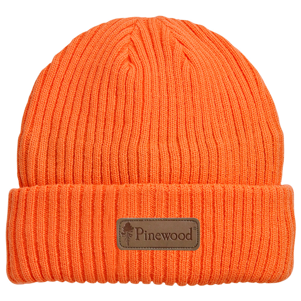 Pinewood Knitted Hat New Stöten - Orange - Beanies & Caps