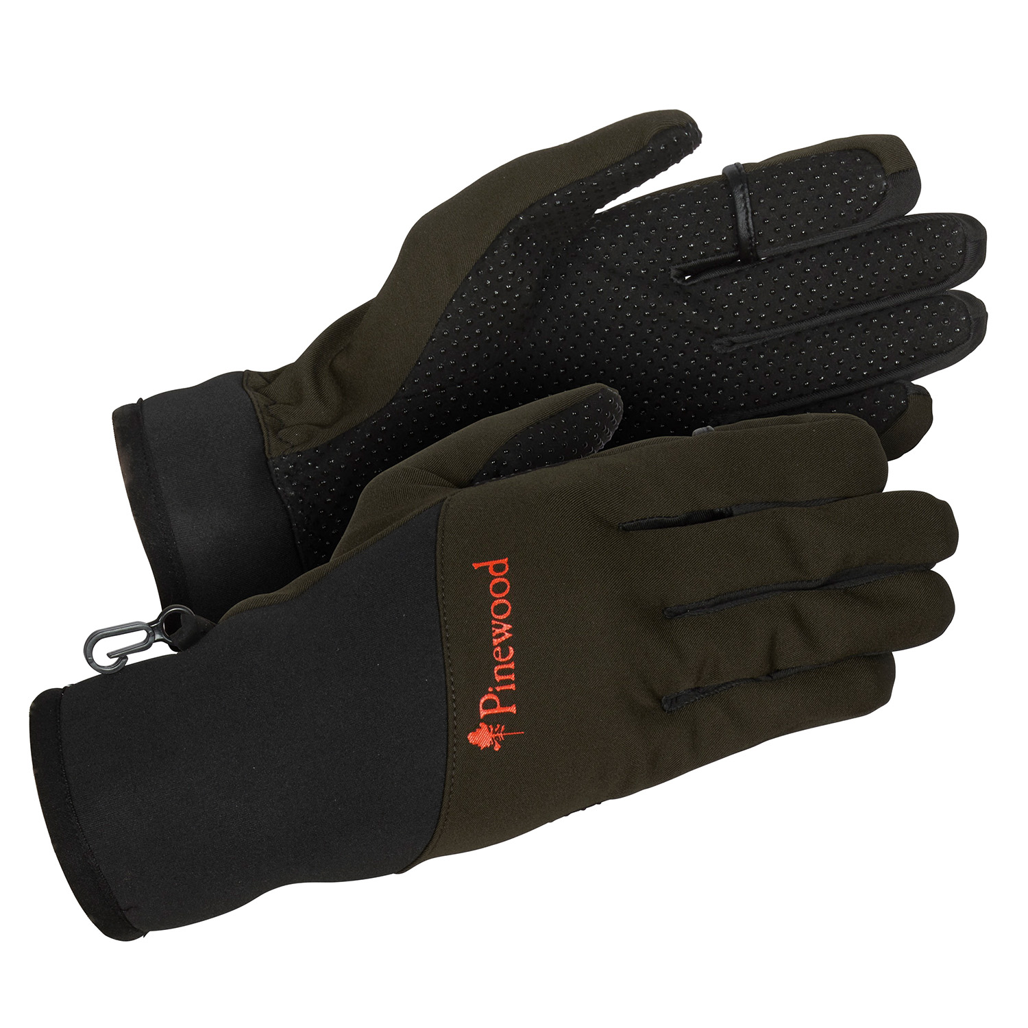 Pinewood Gloves Hunters Neopren (Moss Green/Black) - Hunting Gloves