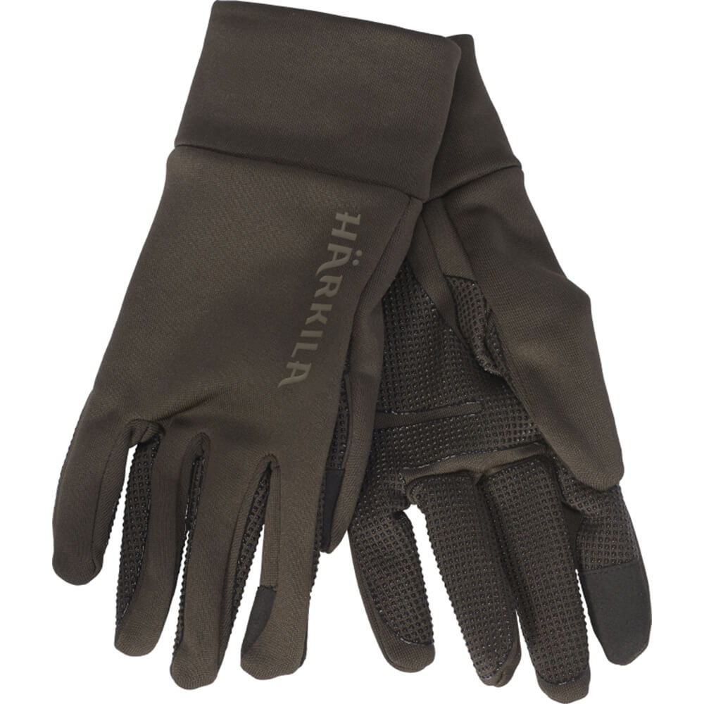 Härkila gloves Power Stretch (Shadow brown) - Accessories