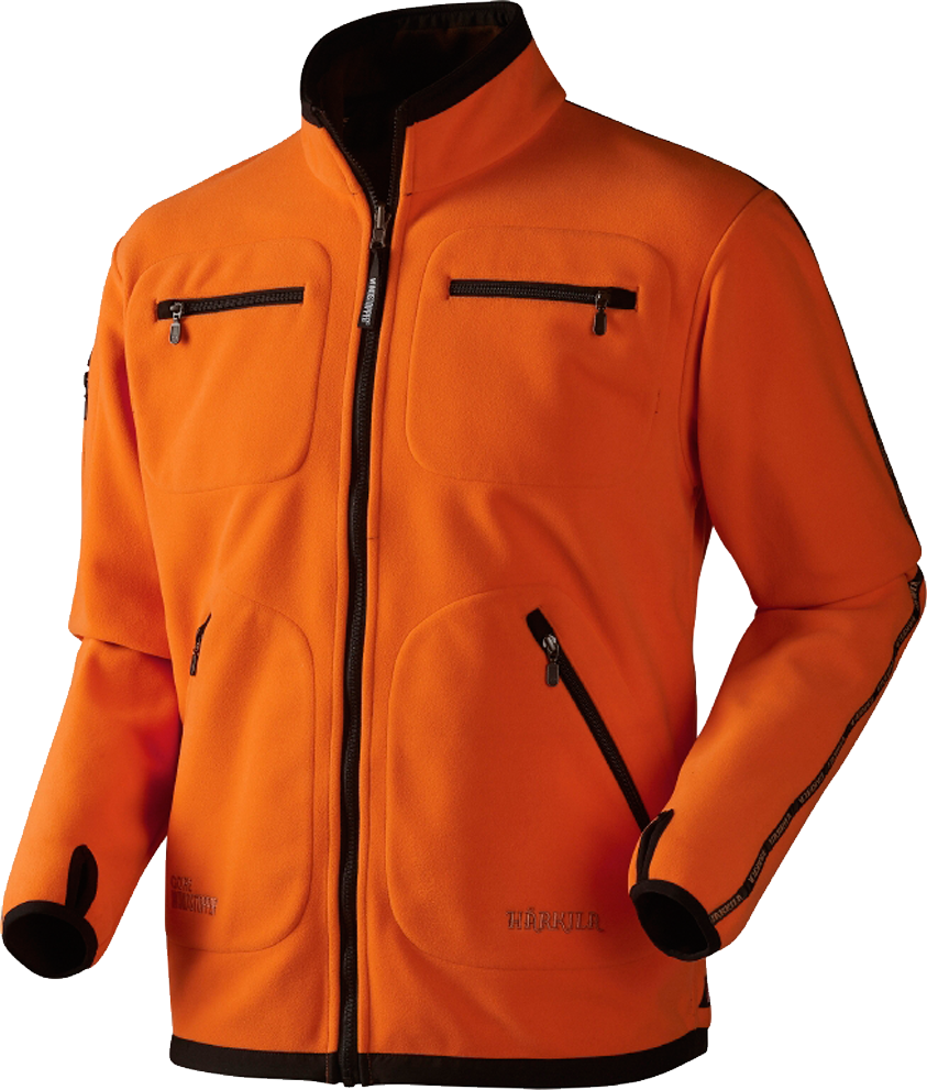 Härkila Kamko Fleece jacket Green/Orange - Hunting Jackets