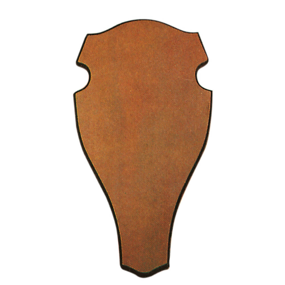 Trophy Plate for stags and fallow deer (bright oak, round) - Harvest & processing