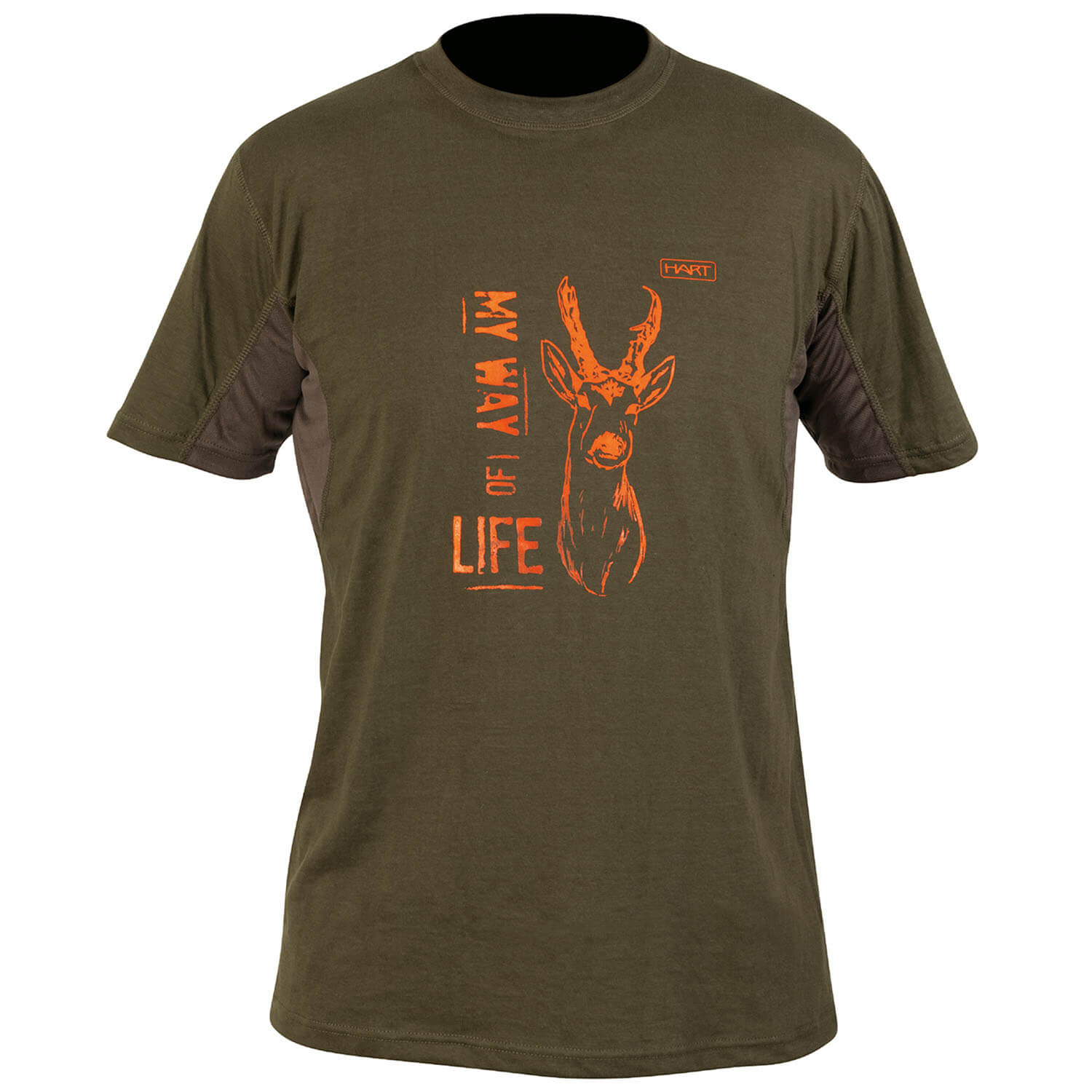 Hart T-Shirt Branded Roe Deer - T-Shirts