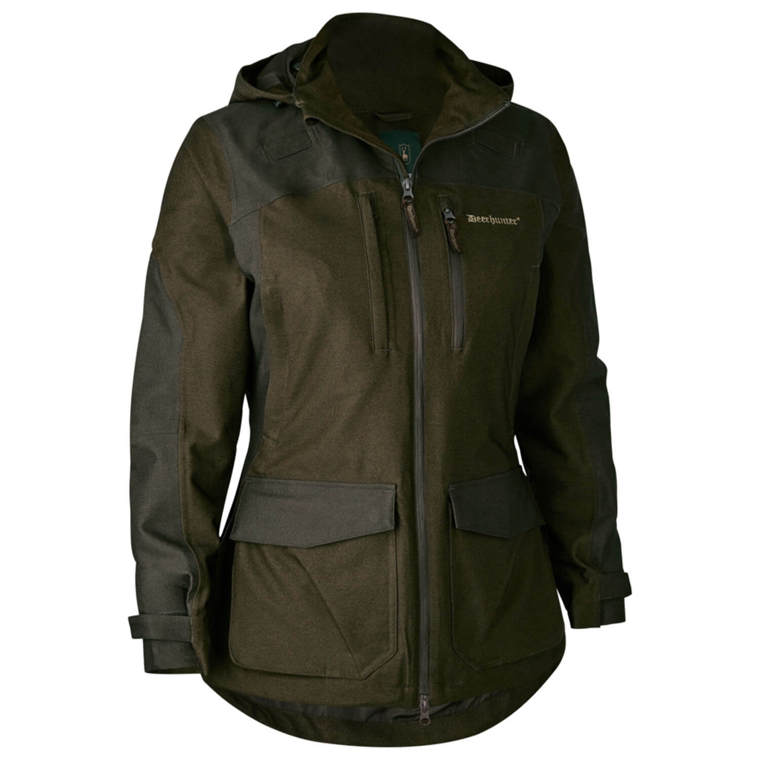 Deerhunter Softshell Jacket Lady Chasse (olive night melange - Hunting Jackets