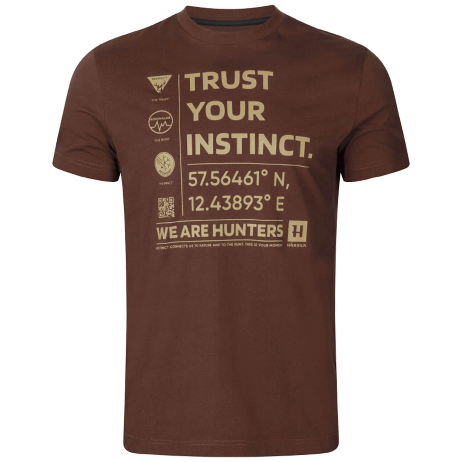 Härkila T-Shirt Instinct (Burgundy) - Shirts