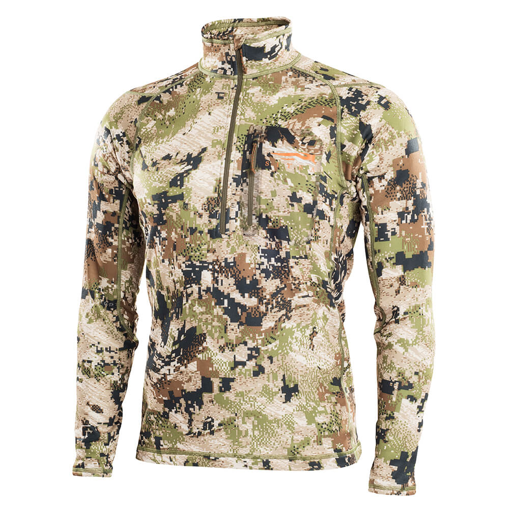 Sitka Gear Core Midweight Zip-T (Supalpine) - Camouflage Underwear