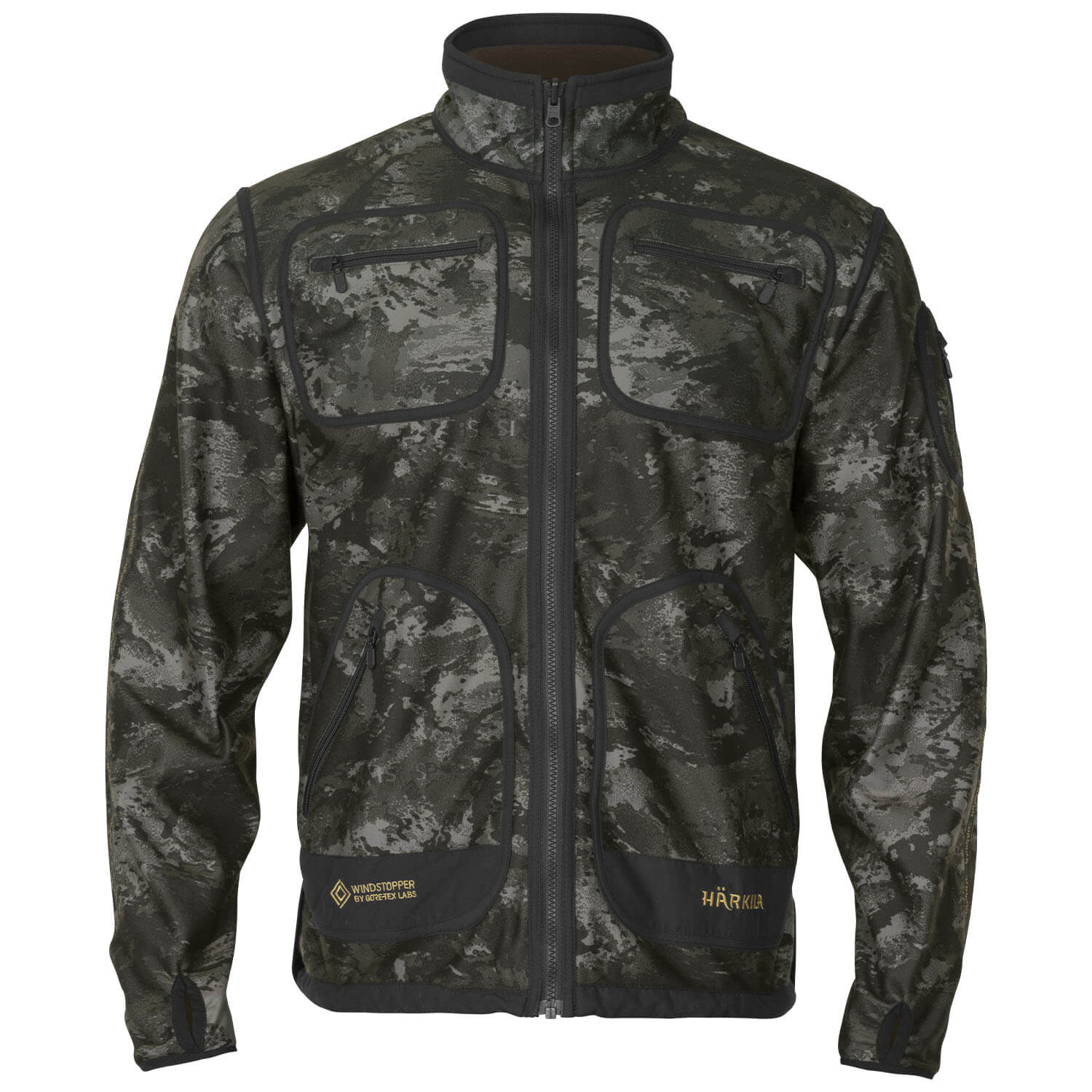  Härkila reversible jacket Kamko Noctyx WSP (Green/AXIS MSP Black)
