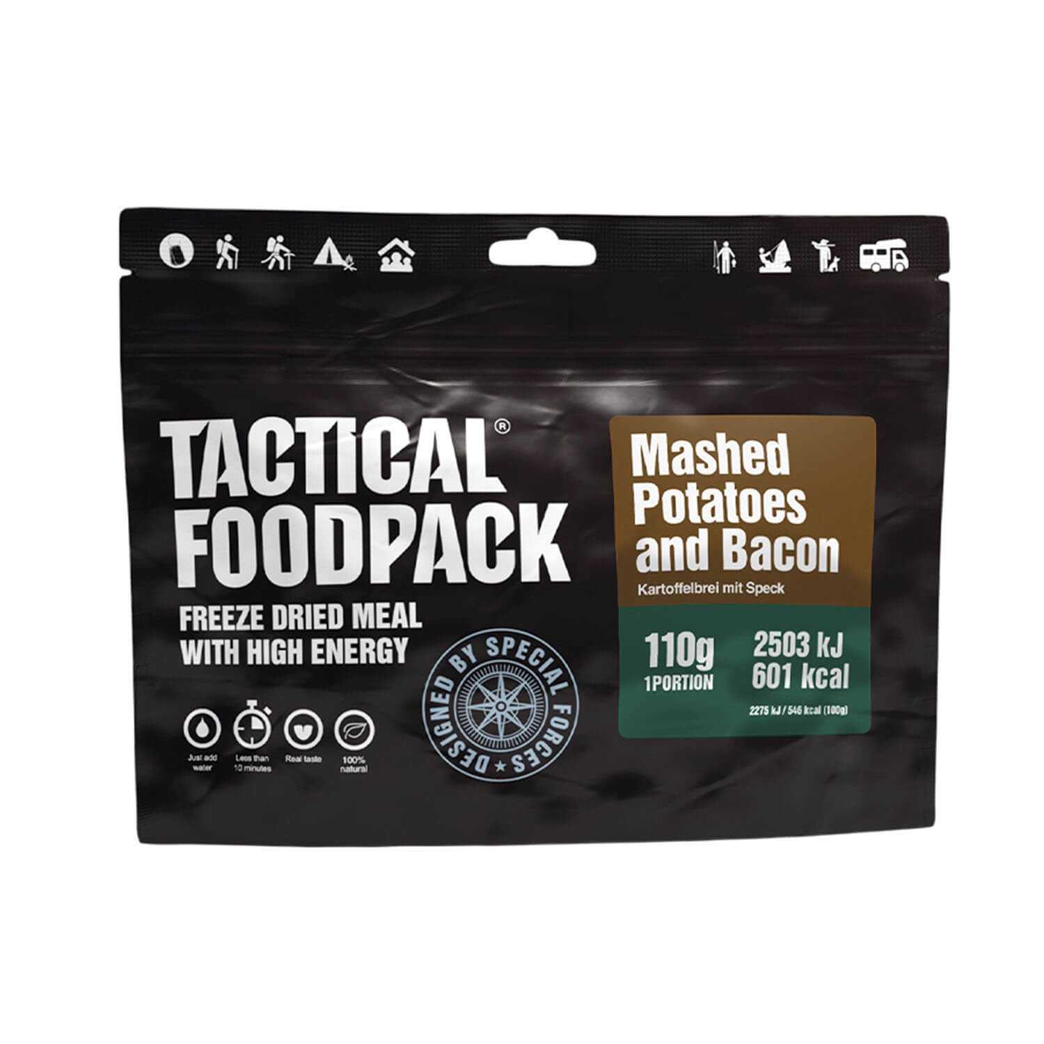 Tactical Foodpack Mashed Potato and Bacon - Outdoor Kitchen